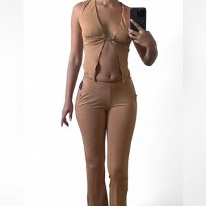 I.AM.GIA Tan Jumpsuit